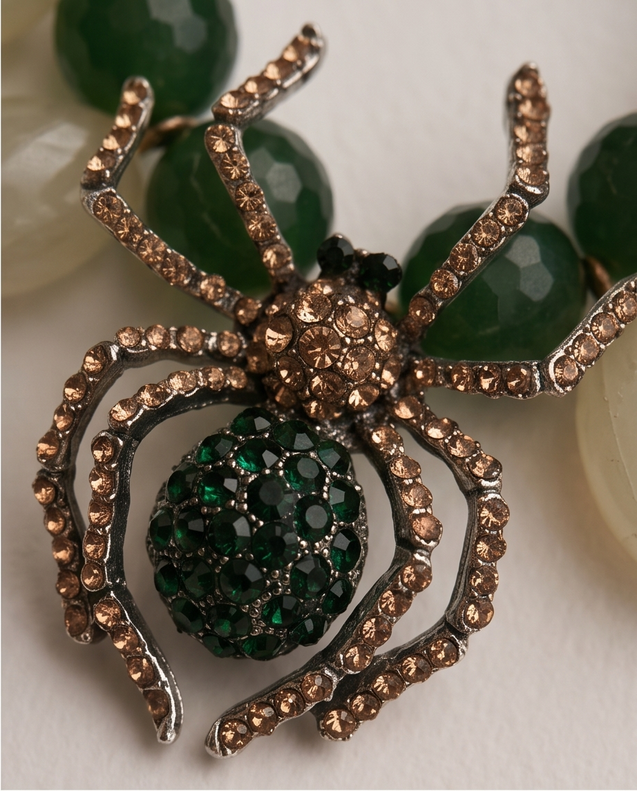 SPIDER GREEN AGATE