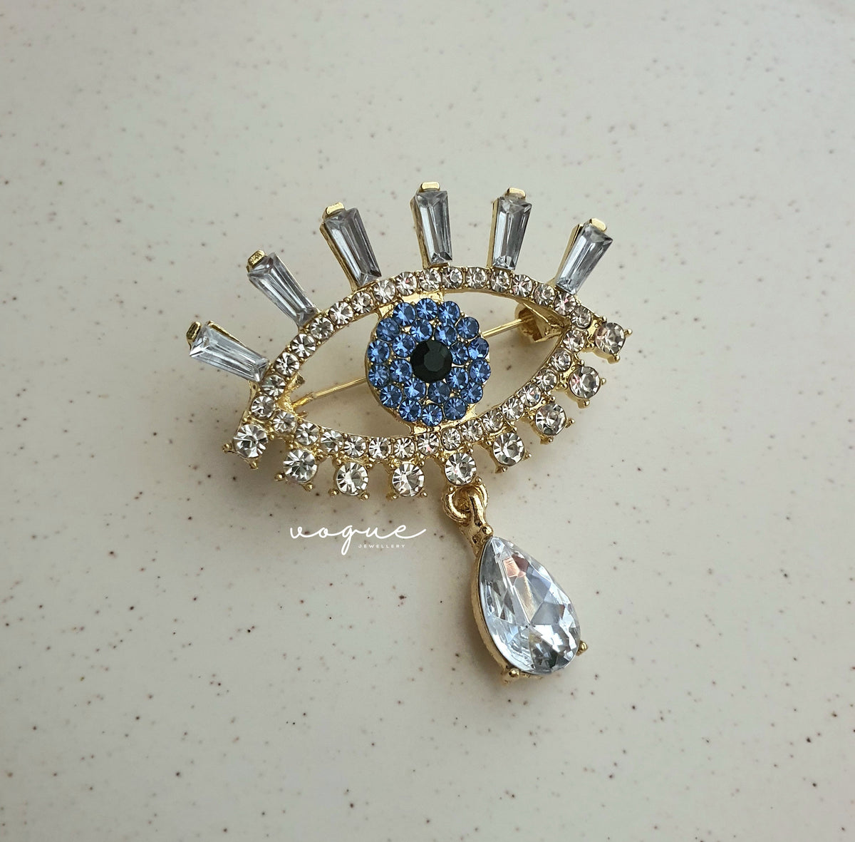 EVIL EYE TEARDROP
