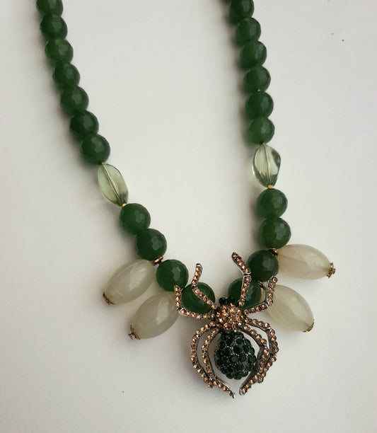 SPIDER GREEN AGATE