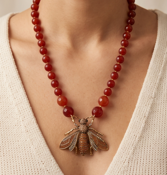 HONEYBEE MARRON AGATE